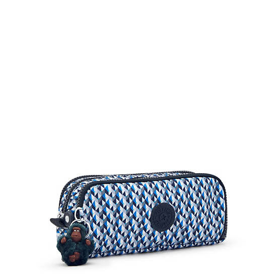 Kipling Gitroy Klassieke Printed Pencil Case Tassen Blauw | BE 1899VR